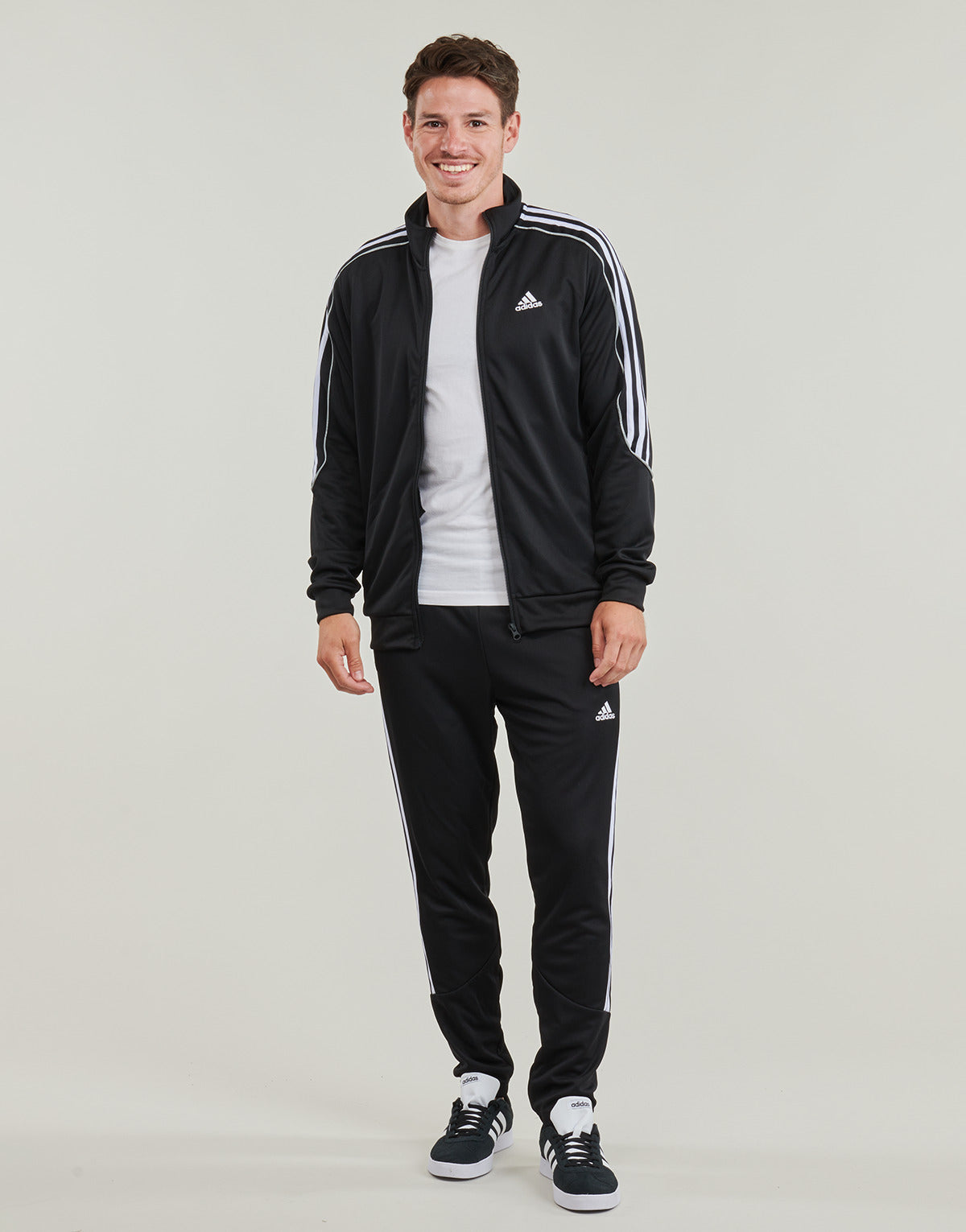 Adidas Tuta Sportswear 3-Stripes Doubleknit Track Suit Nero