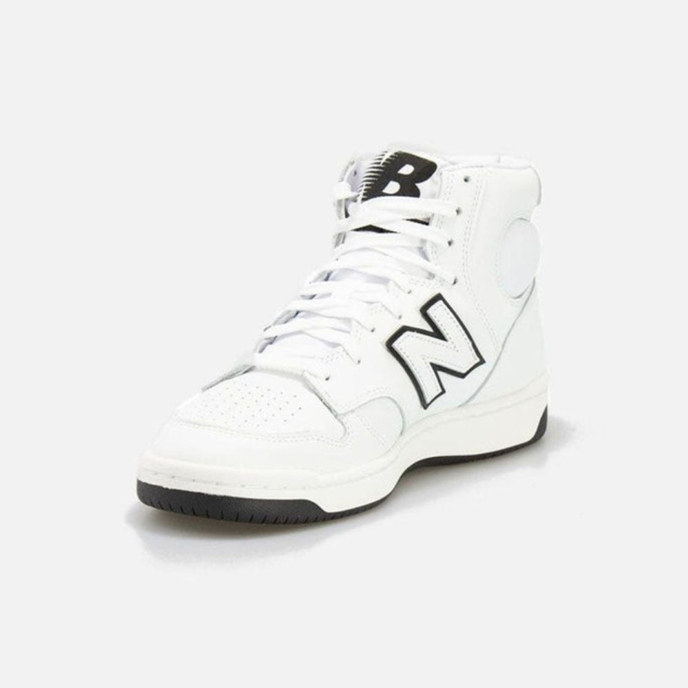 Sneakers NEW BALANCE BB 480 HI LEA BIANCO NERO