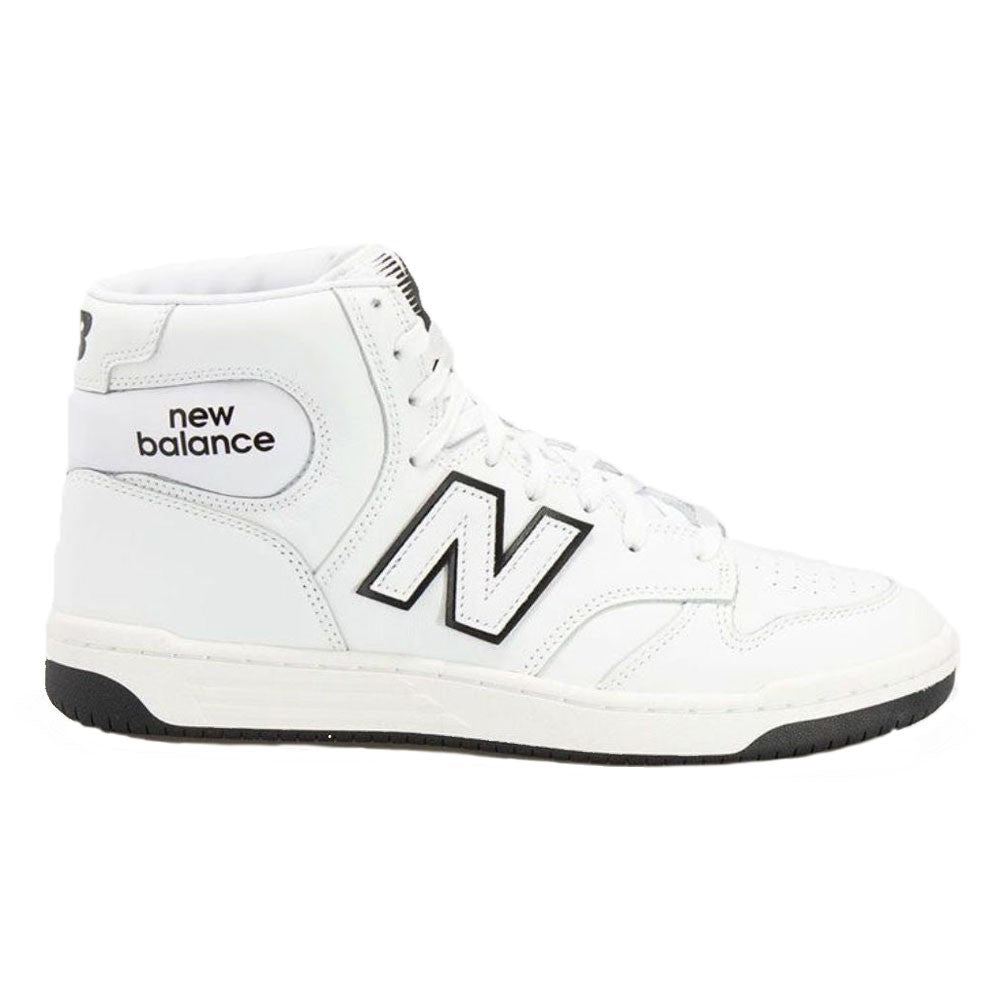 Sneakers NEW BALANCE BB 480 HI LEA BIANCO NERO