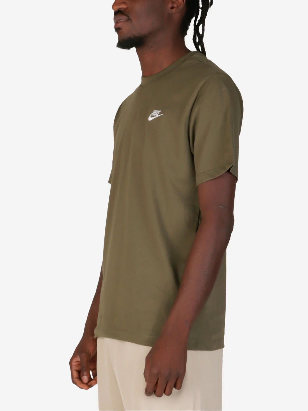 T-shirt NIKE verde militare Sportswear Club AR4997