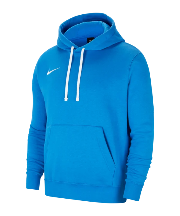 Felpa Nike Park Fleece Hoody Blu Bianco