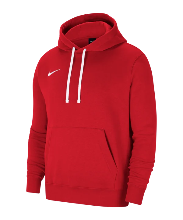 Felpa Nike Park Fleece Hoody Rosso Bianco